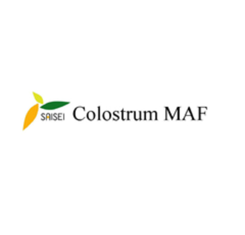 SAISEI Colostrum MAF Logo (EUIPO, 10/25/2016)