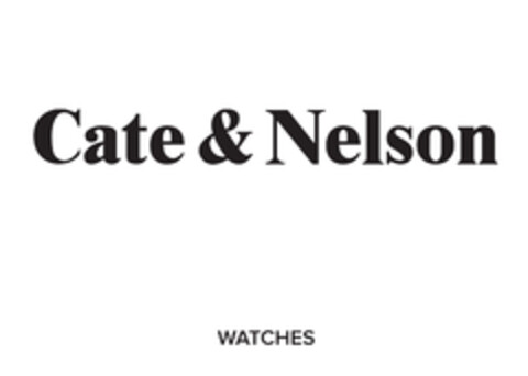 Cate & Nelson Watches Logo (EUIPO, 02.11.2016)