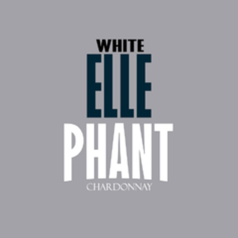 WHITE ELLE PHANT CHARDONNAY Logo (EUIPO, 17.11.2016)