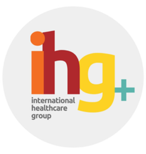 IHG+ INTERNATIONAL HEALTHCARE GROUP Logo (EUIPO, 07.11.2017)