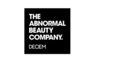 THE ABNORMAL BEAUTY COMPANY. DECIEM Logo (EUIPO, 15.12.2017)