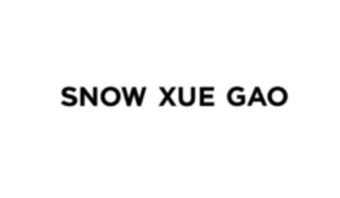 SNOW XUE GAO Logo (EUIPO, 08/12/2019)