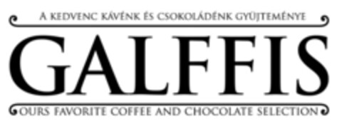 GALFFIS A KEDVENC KÁVÉNK ÉS CSOKOLÁDÉNK GYÜJTEMÉNYE OURS FAVORITE COFFE AND CHOCOLATE SELECTION Logo (EUIPO, 29.01.2021)