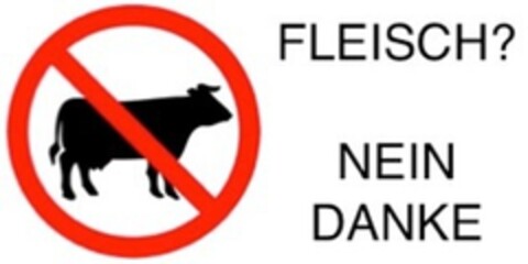 FLEISCH? NEIN DANKE Logo (EUIPO, 31.08.2021)