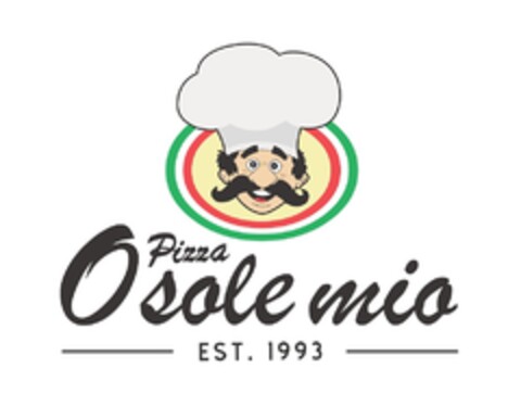 Pizza O sole mio Est. 1993 Logo (EUIPO, 21.09.2021)