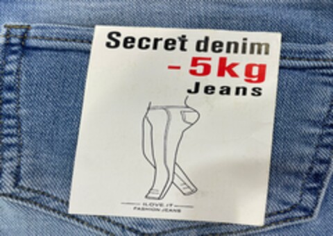 Jeans - 5 kg Secret denim Logo (EUIPO, 10.02.2023)