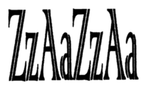 ZZAAZZAA Logo (EUIPO, 26.04.1996)
