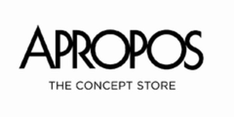 APROPOS THE CONCEPT STORE Logo (EUIPO, 11.08.2009)