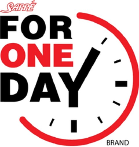 SAPPE FOR ONE DAY Logo (EUIPO, 02.02.2011)