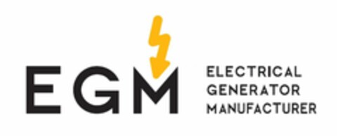 EGM ELECTRICAL GENERATOR MANUFACTURER Logo (EUIPO, 13.03.2020)