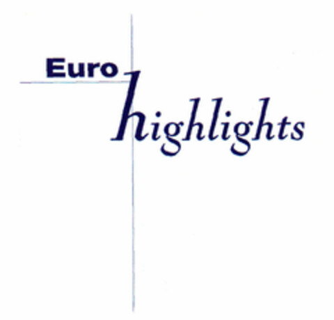 Euro highlights Logo (EUIPO, 16.10.1998)