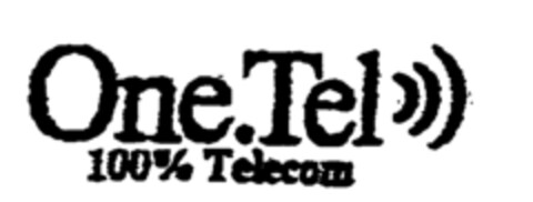 One.Tel 100% Telecom Logo (EUIPO, 03/15/1999)