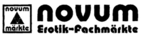 novum Erotik-Fachmärkte novum märkte Logo (EUIPO, 28.09.1999)