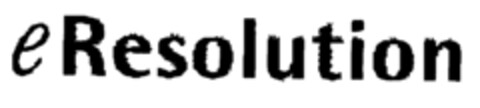 eResolution Logo (EUIPO, 01.03.2000)