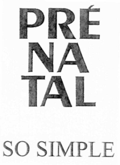 PRÉNATAL SO SIMPLE Logo (EUIPO, 23.09.2002)