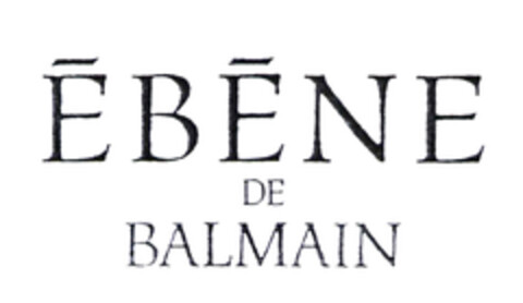 ÉBÉNE DE BALMAIN Logo (EUIPO, 08.07.2003)