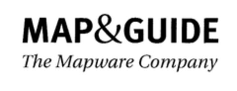 MAP&GUIDE The Mapware Company Logo (EUIPO, 28.04.2004)