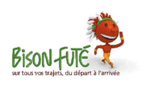 BISON FUTÉ sur tous vos trajets, du départ à l'arrivée Logo (EUIPO, 04.12.2006)