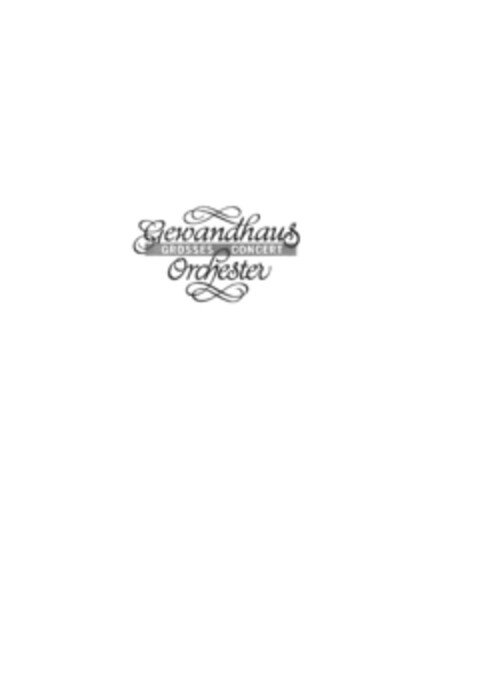 Gewandhaus GROSSES CONCERT Orchester Logo (EUIPO, 13.05.2009)