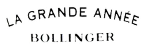 LA GRANDE ANNÉE BOLLINGER Logo (EUIPO, 27.04.2009)