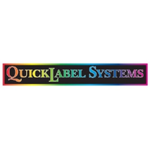 QUICKLABEL SYSTEMS Logo (EUIPO, 10/18/2012)