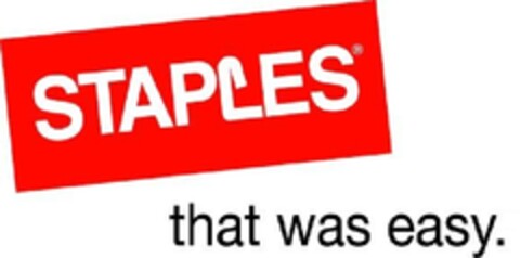 STAPLES that was easy Logo (EUIPO, 04/04/2013)