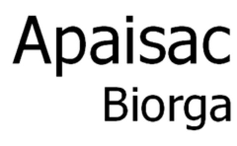 APAISAC BIORGA Logo (EUIPO, 19.12.2013)