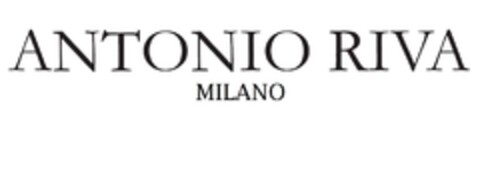 ANTONIO RIVA MILANO Logo (EUIPO, 03/10/2015)