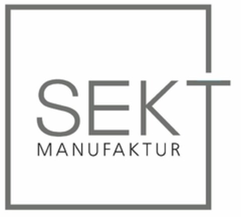 SEKT MANUFAKTUR Logo (EUIPO, 18.10.2017)