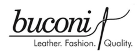 buconi Leather. Fashion. Quality. Logo (EUIPO, 10.08.2018)