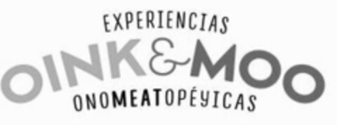 EXPERIENCIAS OINK&MOO ONOMEATOPÉYICAS Logo (EUIPO, 01.10.2019)