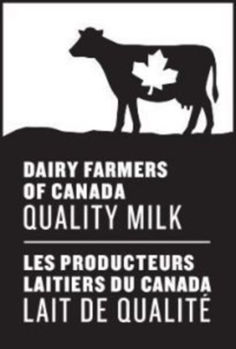 DAIRY FARMERS OF CANADA QUALITY MILK LES PRODUCTEURS LAITIERS DU CANADA LAIT DE QUALITE Logo (EUIPO, 12.03.2020)