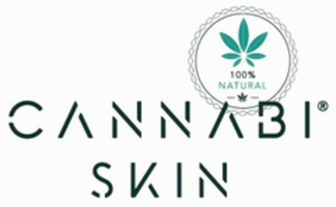 CANNABI SKIN 100% NATURAL Logo (EUIPO, 14.05.2021)