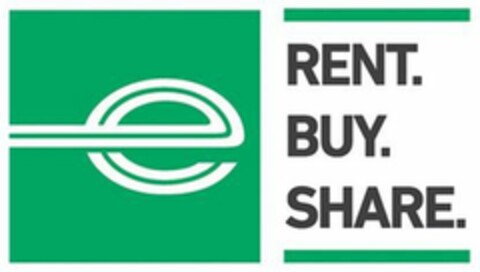 e RENT. BUY. SHARE. Logo (EUIPO, 29.03.2022)