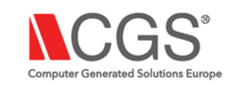 CGS Computer Generated Solutions Europe Logo (EUIPO, 01/05/2023)