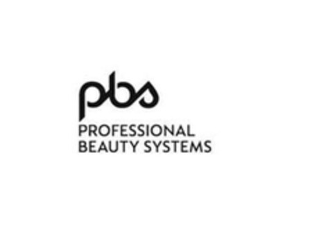 pbs PROFESSIONAL BEAUTY SYSTEMS Logo (EUIPO, 26.04.2024)