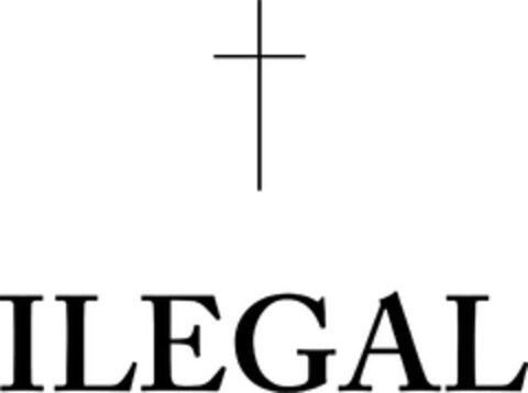 ILEGAL with cross logo Logo (EUIPO, 26.06.2024)