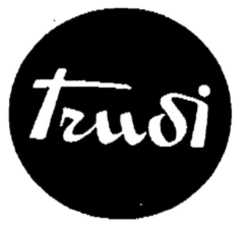 Trudi Logo (EUIPO, 01.04.1996)