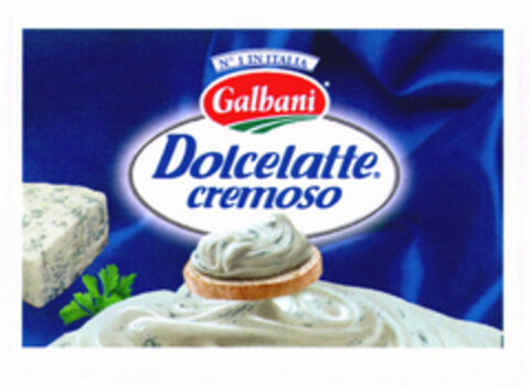 Galbani Dolcelatte cremoso Nº 1 in Italia Logo (EUIPO, 19.07.2001)