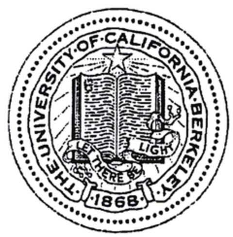 THE UNIVERSITY OF CALIFORNIA BERKELEY 1868 Logo (EUIPO, 12/19/2002)