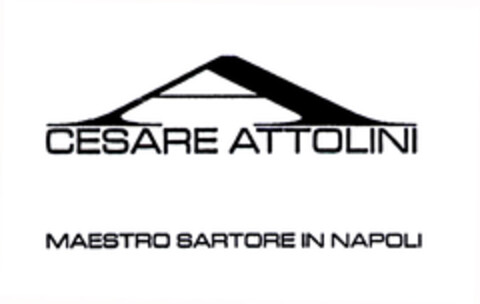 A CESARE ATTOLINI MAESTRO SARTORE IN NAPOLI Logo (EUIPO, 21.01.2003)