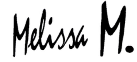 Melissa M. Logo (EUIPO, 22.01.2003)