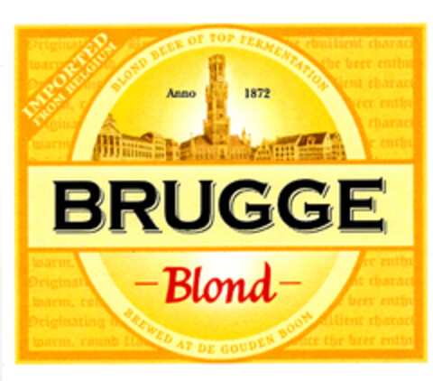 BRUGGE Blond Logo (EUIPO, 11.09.2003)