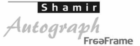 Shamir Autograph FreeFrame Logo (EUIPO, 11/24/2007)