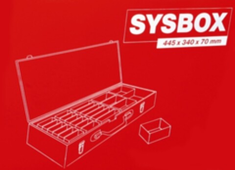 SYSBOX 445 x 340 x 70 mm Logo (EUIPO, 17.10.2008)