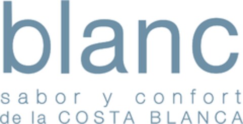 BLANC sabor y confort de la Costa Blanca Logo (EUIPO, 21.06.2010)