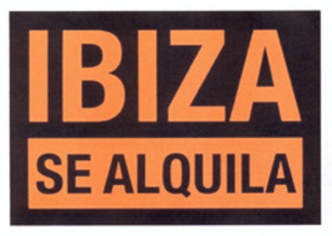 IBIZA SE ALQUILA Logo (EUIPO, 19.10.2012)