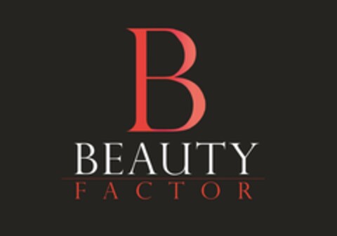 B BEAUTY FACTOR Logo (EUIPO, 09.08.2016)