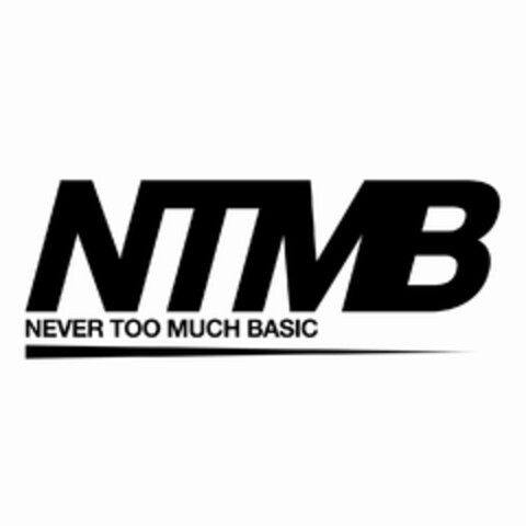 NTMB NEVER TOO MUCH BASIC Logo (EUIPO, 03/28/2017)