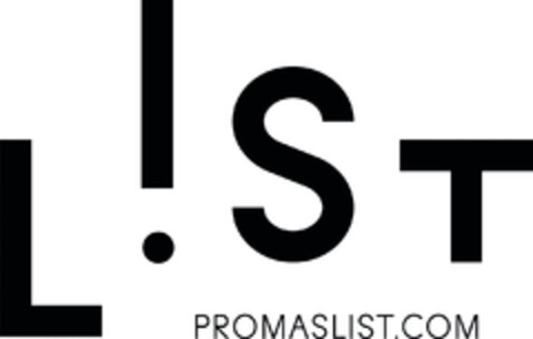 L!ST PROMASLIST.COM Logo (EUIPO, 05/15/2018)